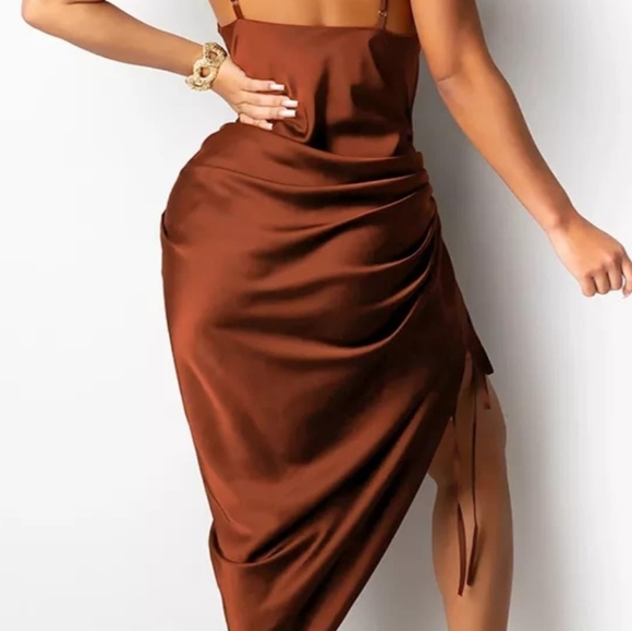 Copper Date night dress - Picture 3 of 6